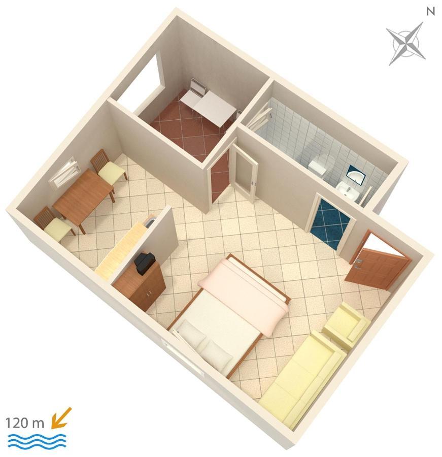 Apartments By The Sea Suha Punta, Rab - 5050 Kampor Ngoại thất bức ảnh